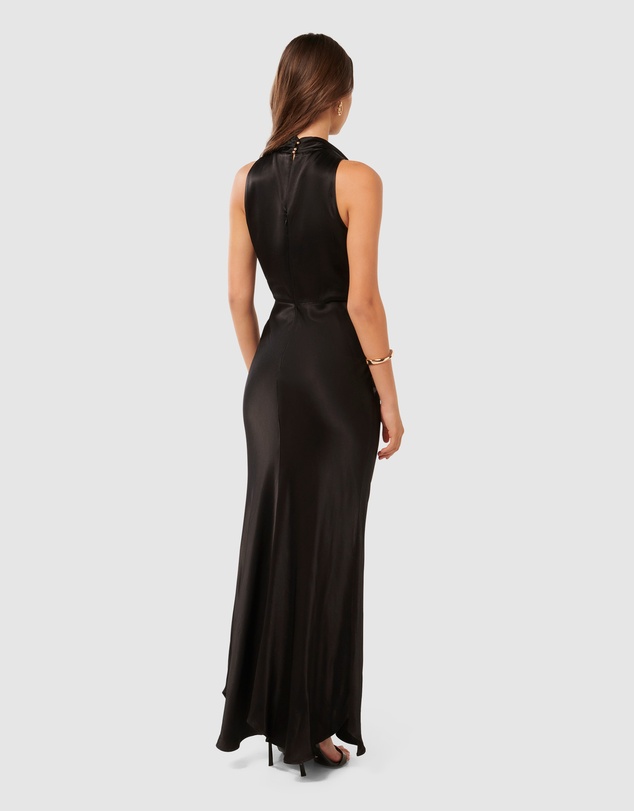 Forever New - Cassie Satin Draped Maxi Dress
