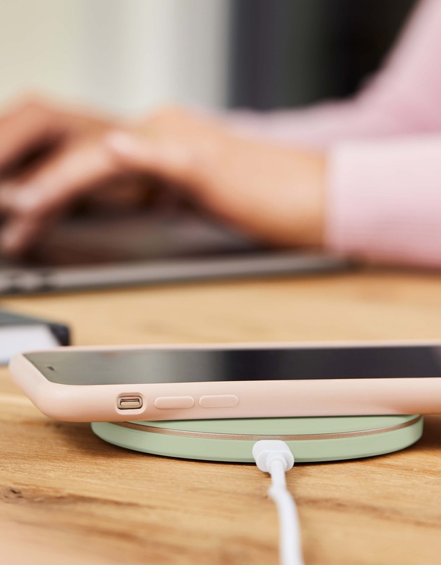 Kreafunk - Kreafunk Wicharge 2 Wireless Qi Charger 15W - Dusty Olive