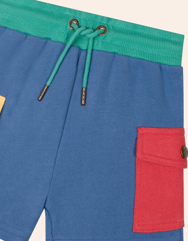 Huxbaby - Back To Kinder Colour Block Pocket Shorts - Babies-Kids