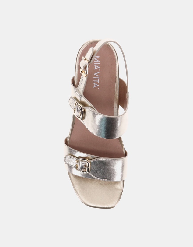 Mia Vita - Tara Heeled Sandal - Soft Gold