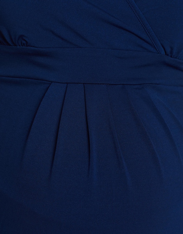 Angel Maternity - Maternity Crossover Short Sleeve V-Neck Work Top