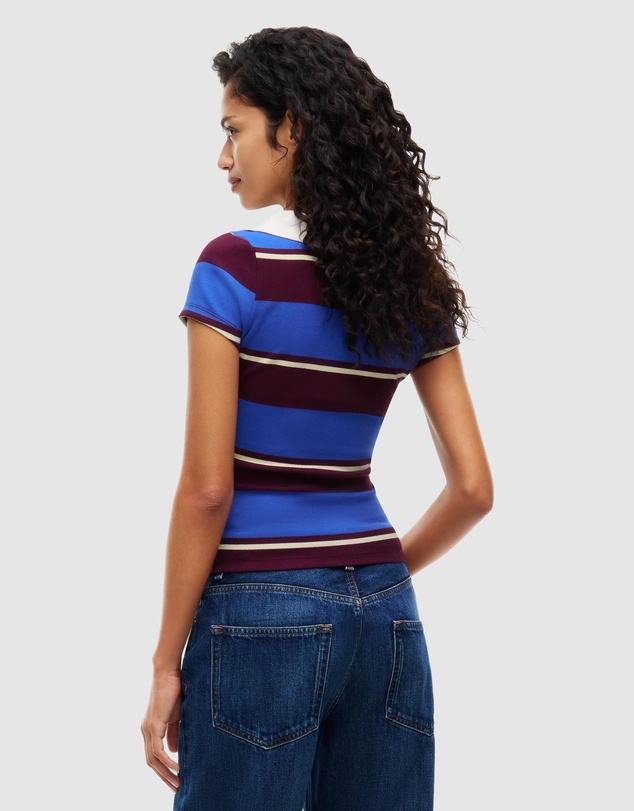 Tommy Jeans - Slim Script Rib Short Sleeve Polo