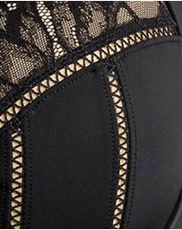 Parfait - Charlene Lightly Padded Supportive Balconette Bra With Lace