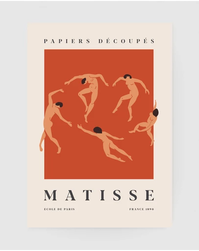 Inka Arthouse - Dancers by Henri Matisse Art Print