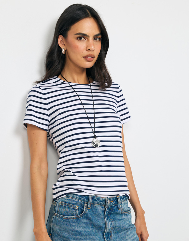 AERE - Stripe Cotton Baby Tee