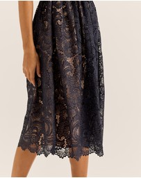 Review - Illusion Lace Midi Dress