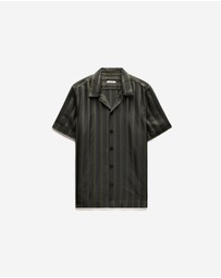 Calibre - Jacquard Stripe Shirt Khaki