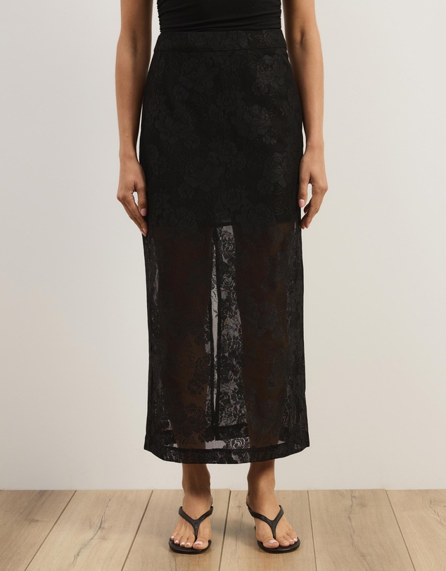 Atmos&Here - Camille Lace Midi Skirt