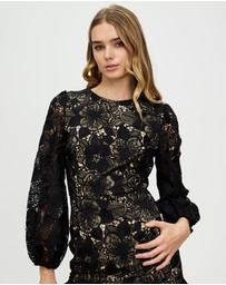 Romance by Honey and Beau - Paris Puff Sleeve Dress
