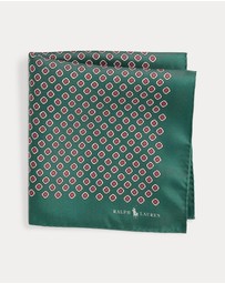 Polo Ralph Lauren - Neat Silk Twill Pocket Square Scarf