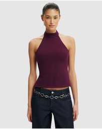 Cotton On - Hold Me Halter Twist Back Top