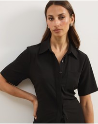 Atmos&Here - Aveline Tie Back Shirt
