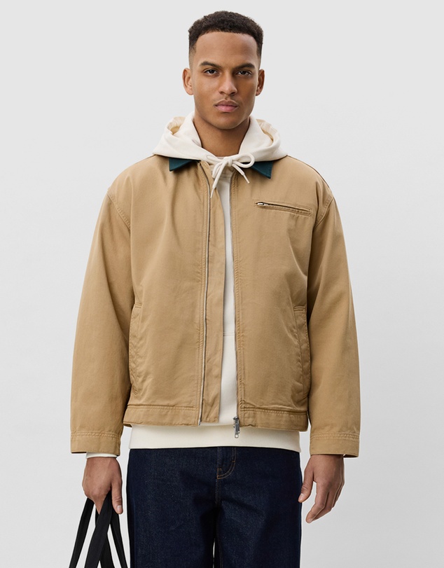 Les Deux - Twill Zipper Jacket