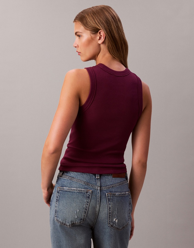 Calvin Klein Jeans - Monologo Rib Tank Top