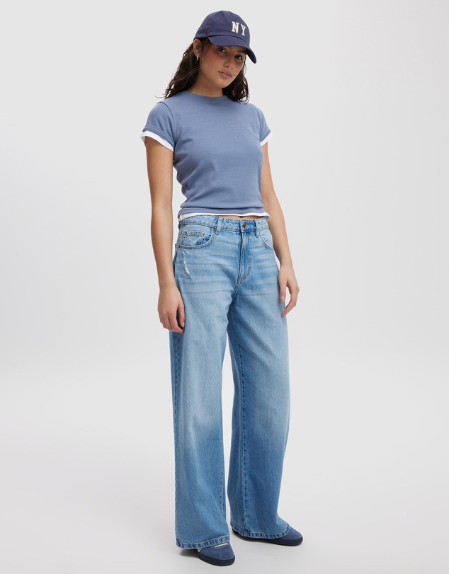 Cotton On - Relaxed Wide Leg Jeans