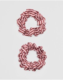 Country Road - Silk Scrunchie Pack Of 2