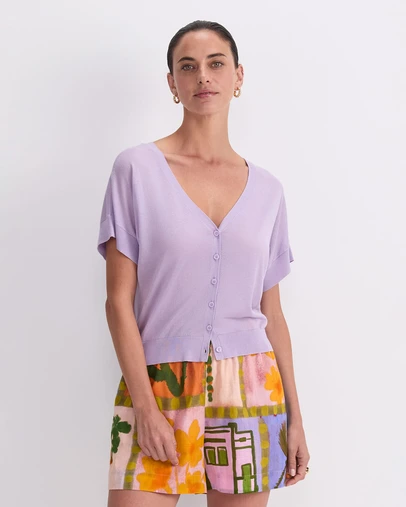 Sportscraft - Silk Blend Reversible Knit