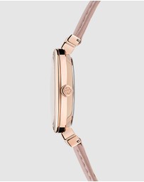 Ted Baker - Ted Baker Darbey - Rose Gold Tone & Pink Leather