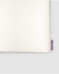 Shhh Silk - Mulberry Silk Beauty Pillowcase - Off White - King