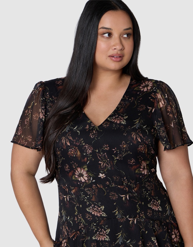 Pink Dusk by Curve Project - Fever Midi Dress