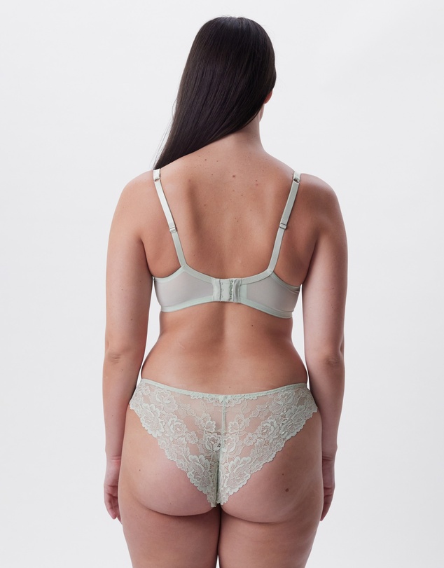 Bras N Things - Bethany Full Cup Underwire Bra - Light Green