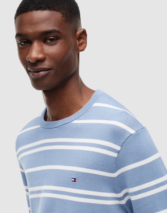 Tommy Hilfiger - Flag Embroidery Crew Neck Jumper