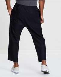 Surrounded By Ghosts - The Eskolaite Linen Drawstring Pants