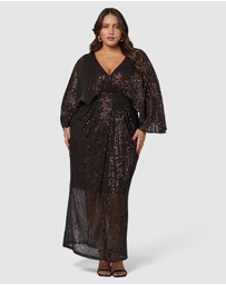 Pink Dusk by Curve Project - Red Carpet Ready Maxi Dress