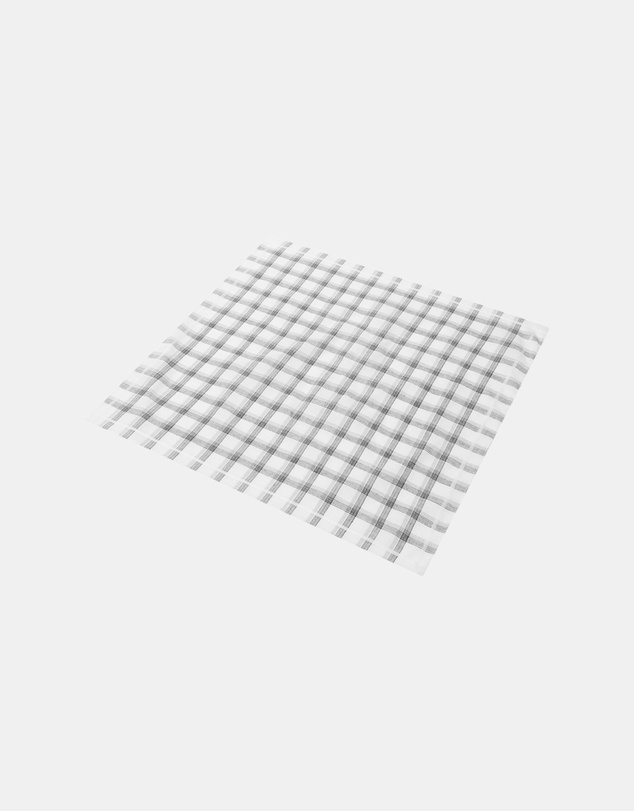 Buckle - Black and Grey Checks 5-Pack 100% Sustainable Cotton Handkerchief Set