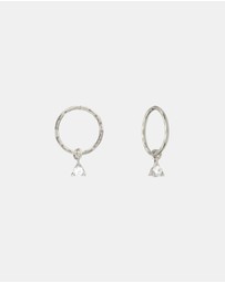 SAINT VALENTINE - Saint Mini Hoops - Silver - ICONIC EXCLUSIVE