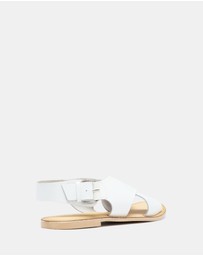 Just Because - Cleo Leather Slingback Flats