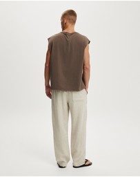 Cotton On - Baggy Linen Pant