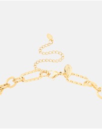 Lovisa - Waterproof Gold Plated Stainless Steel Multi-Link Chain Necklace