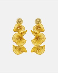 Stephanie Browne - Golden Poppy Earrings