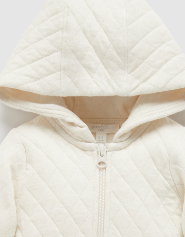 Purebaby - Quilted Growsuit-Babies