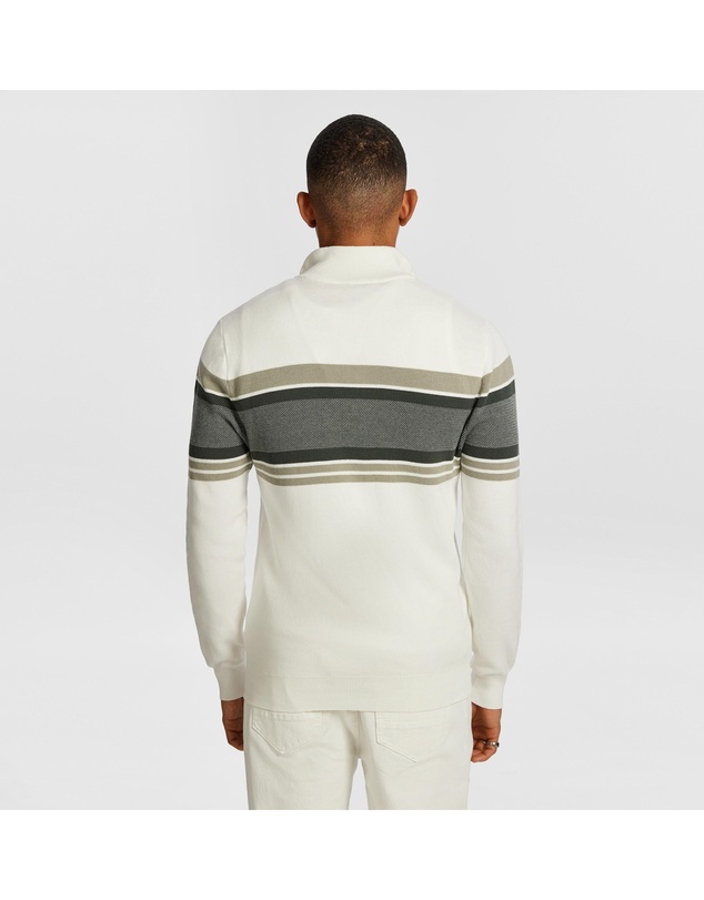 yd. - Brosnon 1/4 Zip Knit Jumper
