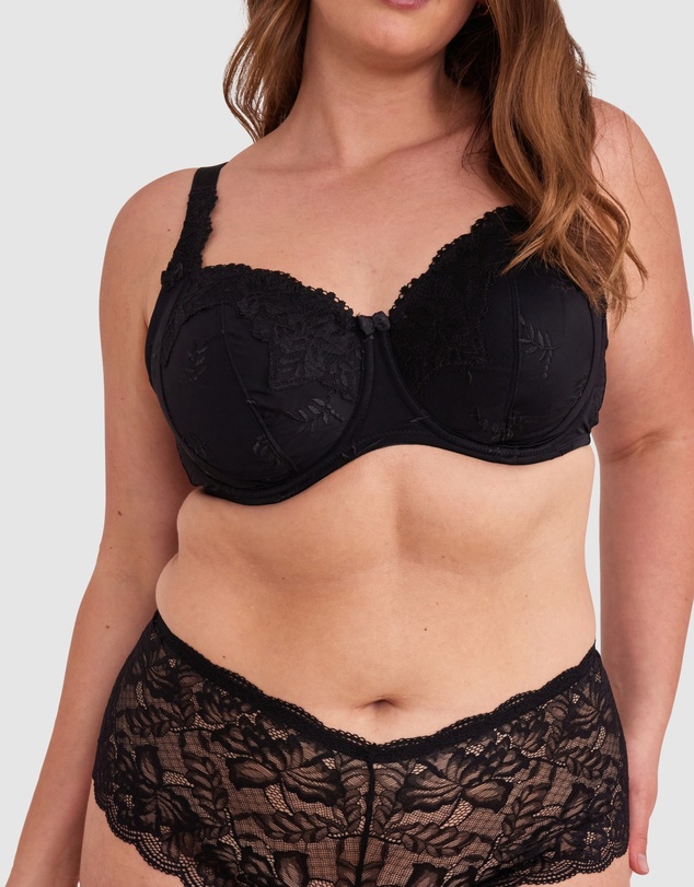 Bras N Things - Sapphire Full Cup Bra - Black