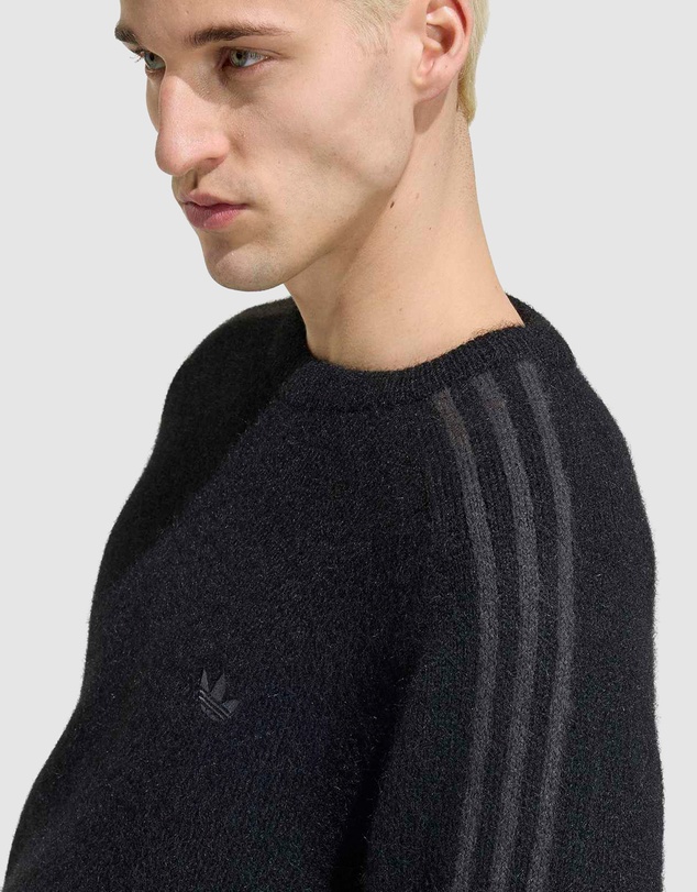 adidas Originals - 3 Stripes Fluffy Knit Crew