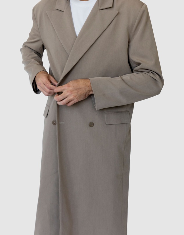 Justin Cassin - Headline Oversize Trench Coat