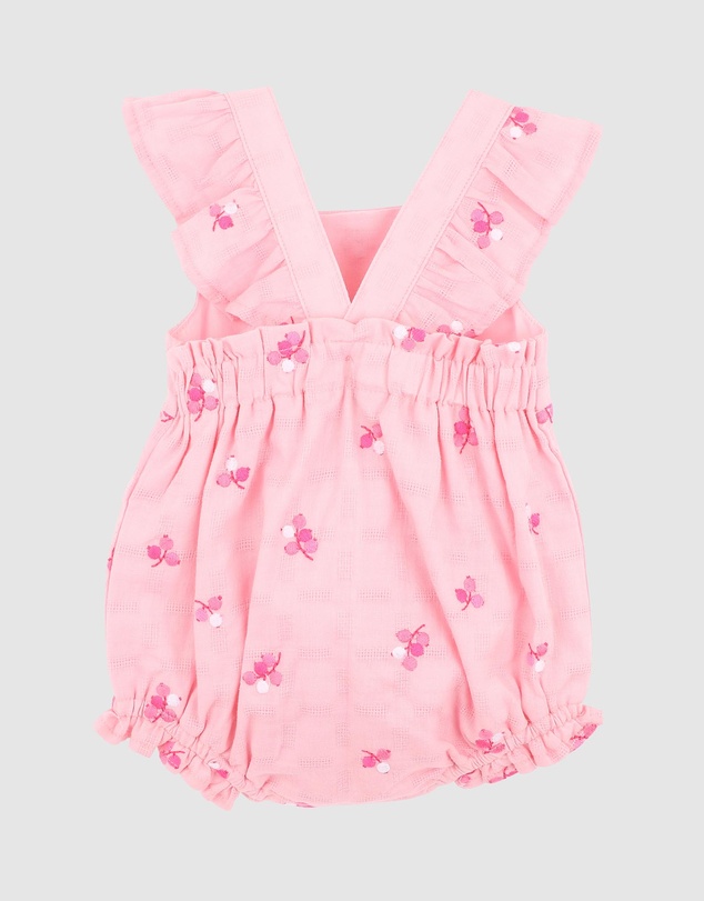 Fox & Finch - Summer Vacay Embroidered Overall - Babies-Kids