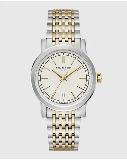 rag & bone - Reign Silver-tone Mens Analogue Watch