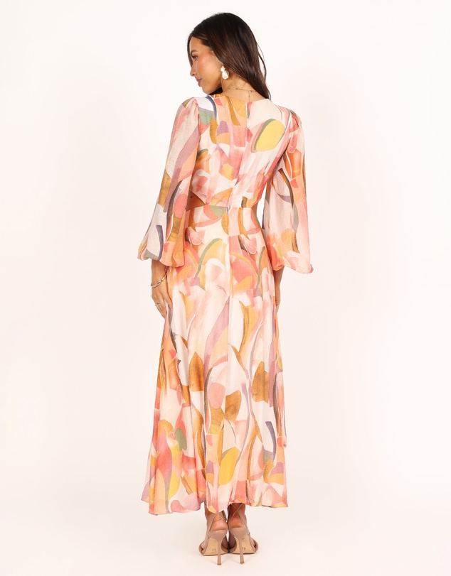 Petal & Pup - Laquin Long Sleeve Maxi Dress - Pink
