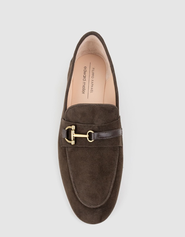 Edward Meller - FAUSTINE Loafer with Asymmetrical Trim