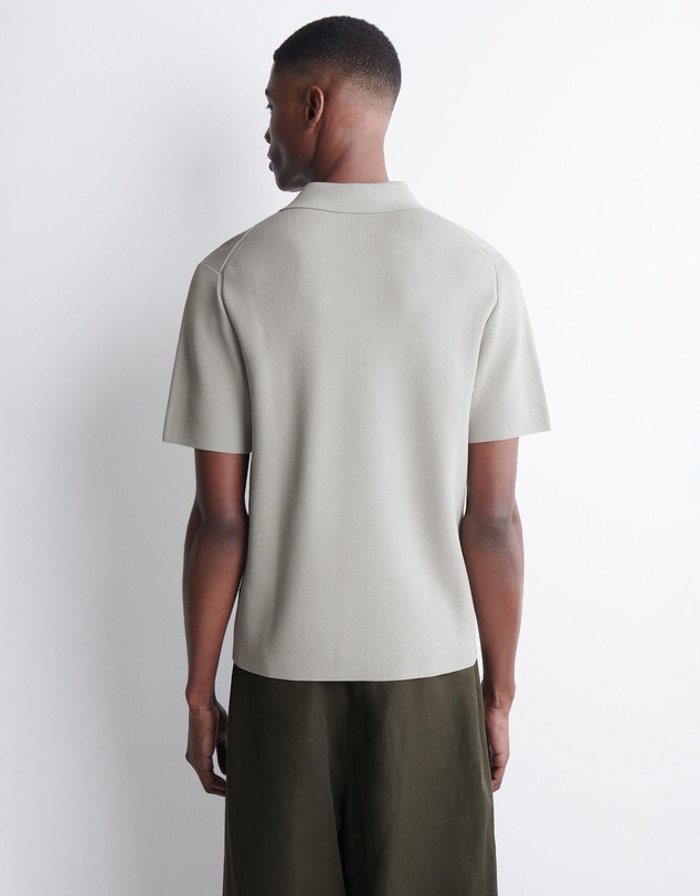 COS - Slim Ribbed Bouclé-Knit Polo Shirt