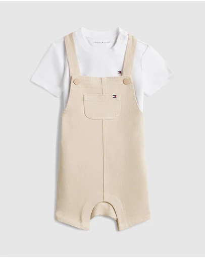 Tommy Hilfiger - Dungaree Short Set - Baby