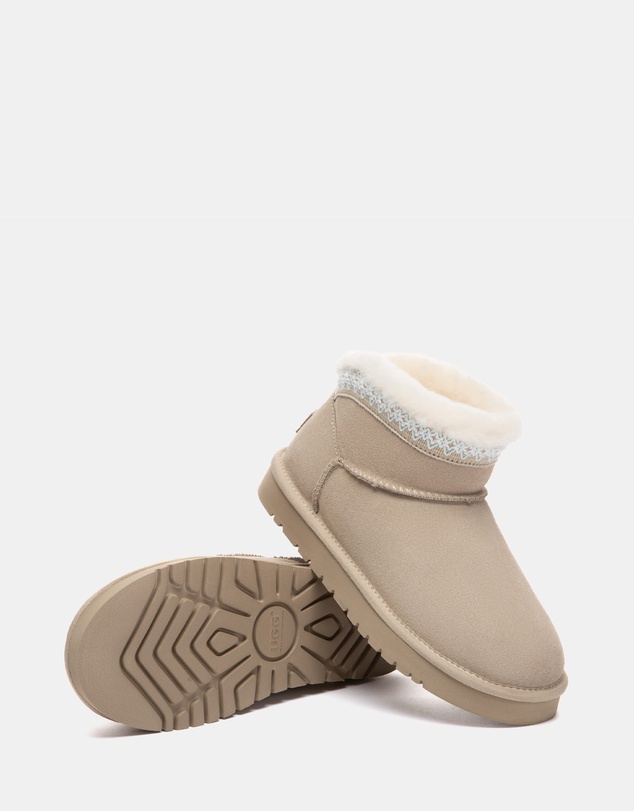 EVERAU - Australian Shepherd Ugg Mini Liora Cow Suede Upper UGG Boots