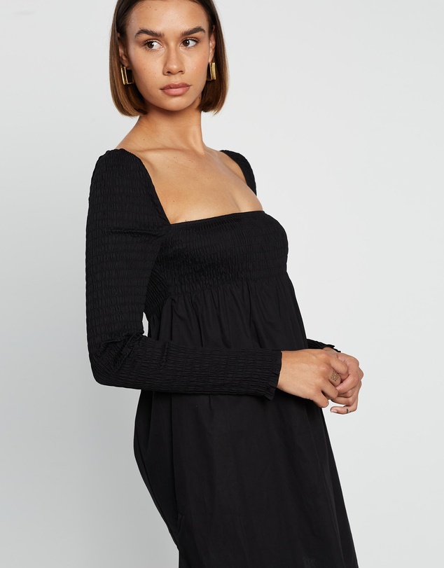 Third Form - Full Form Shirred Babydoll Dress