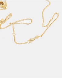 Serge DeNimes - Gold Tiger's Eye Blush Necklace