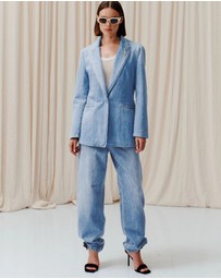 Marella - ICONIC EXCLUSIVE - Emily Ratajkowski - Barrels Denim Jean