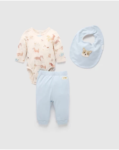 Purebaby - 3 Piece Gift Set-Kids-Babies